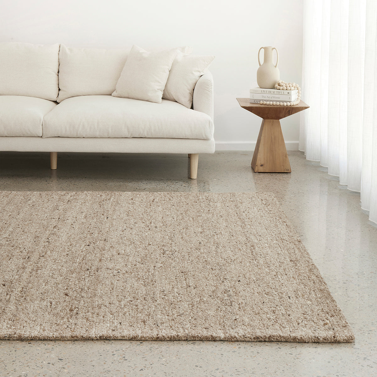 Conscious Loom Embrace Beige Rug