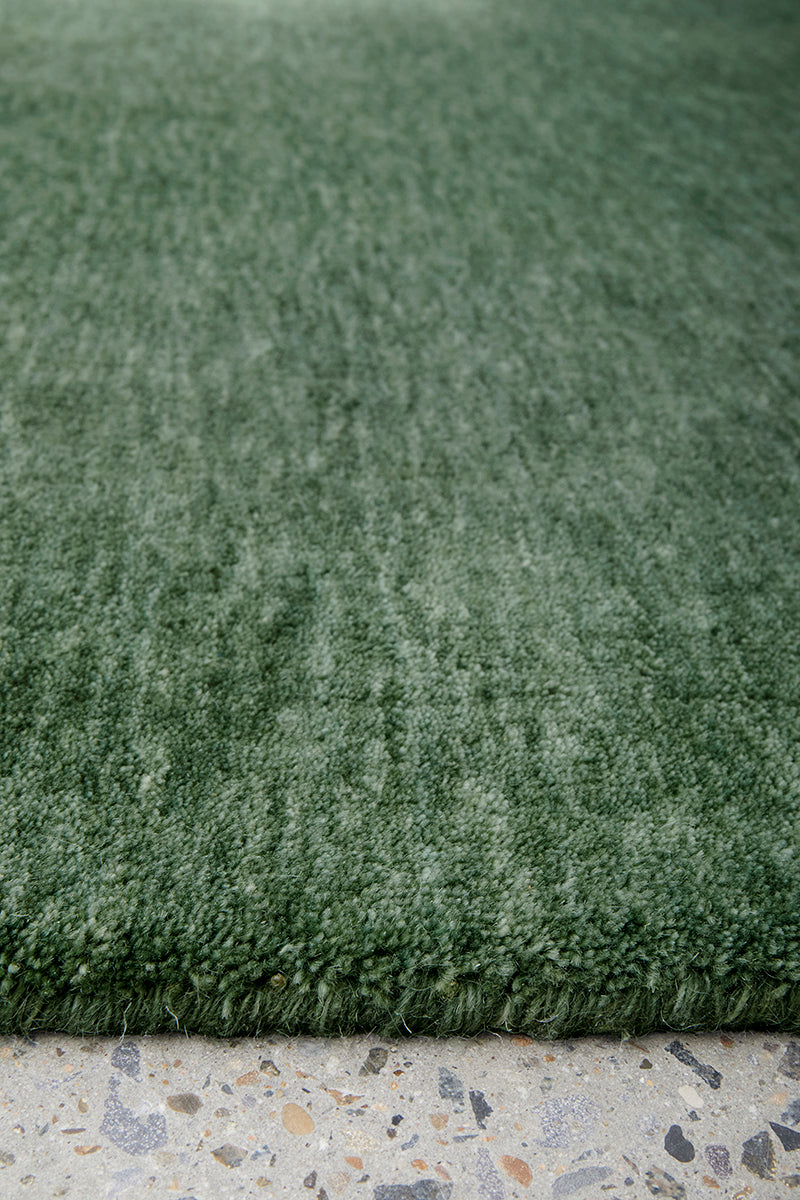 Conscious Loom Kinship Forest Green Rug