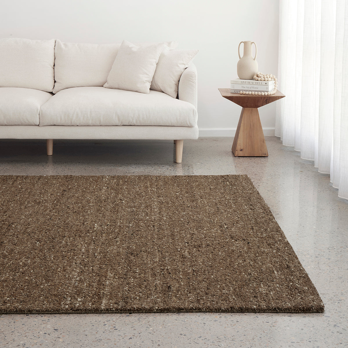Conscious Loom Embrace Brown Rug