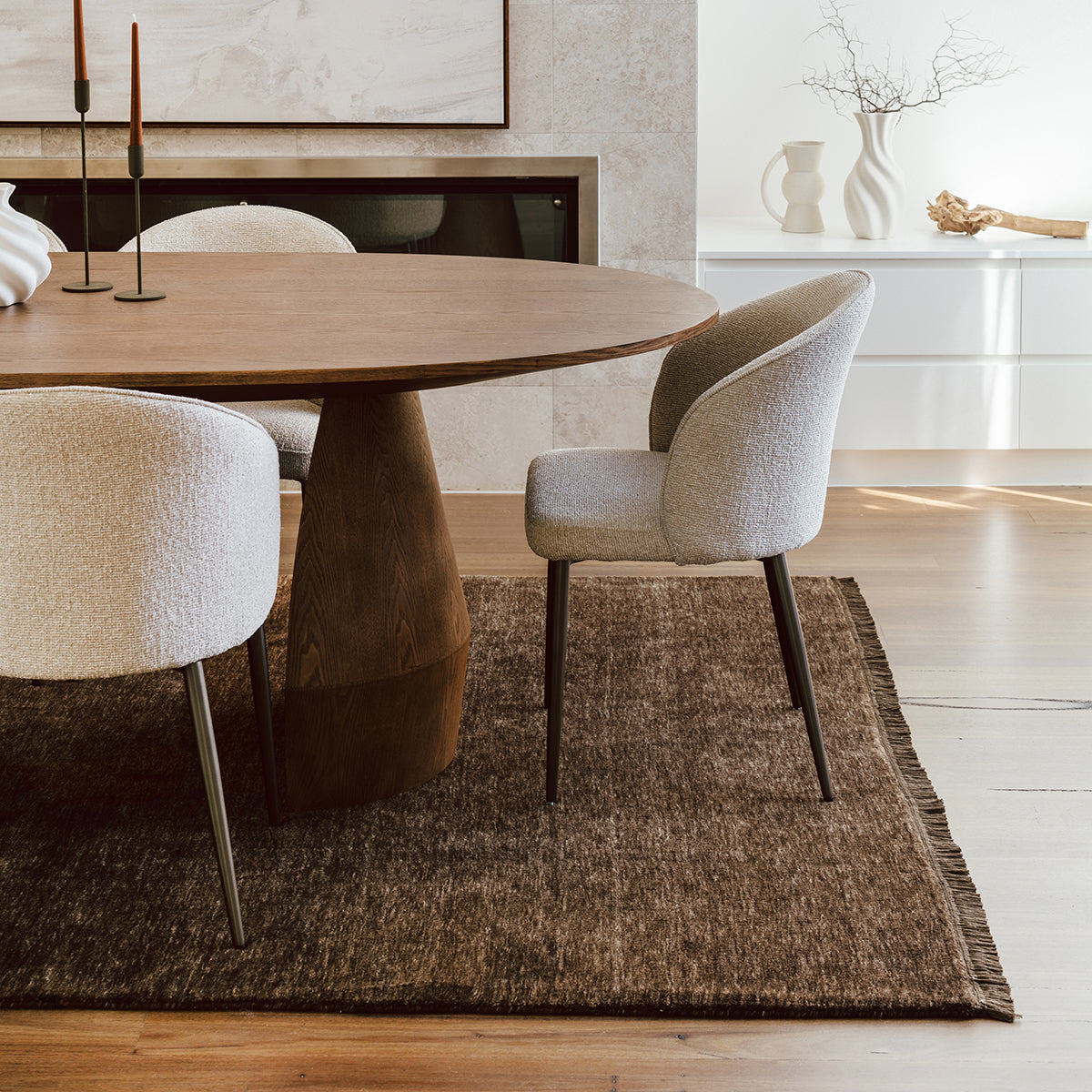 Conscious Loom Kinship Bear Brown Rug