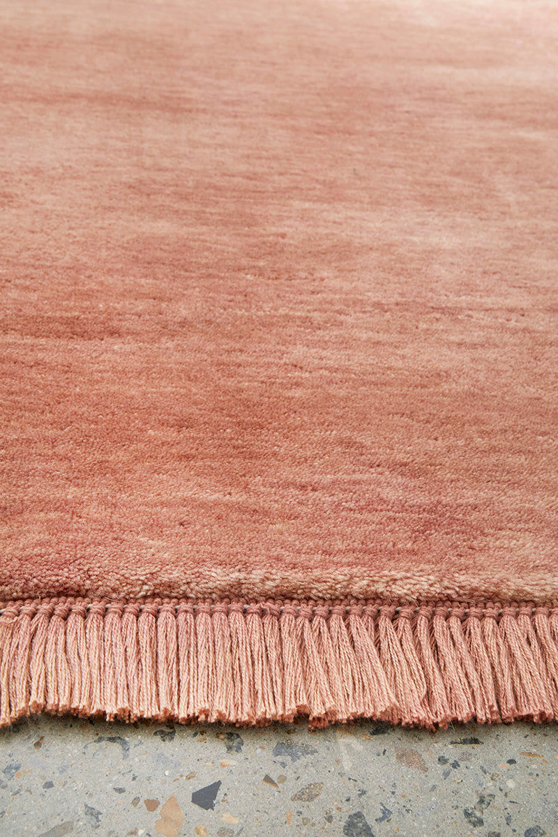 Conscious Loom Kinship Blush Pink Rug