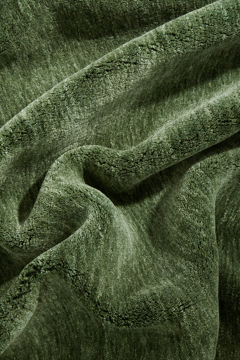 Conscious Loom Kinship Forest Green Runner Rug