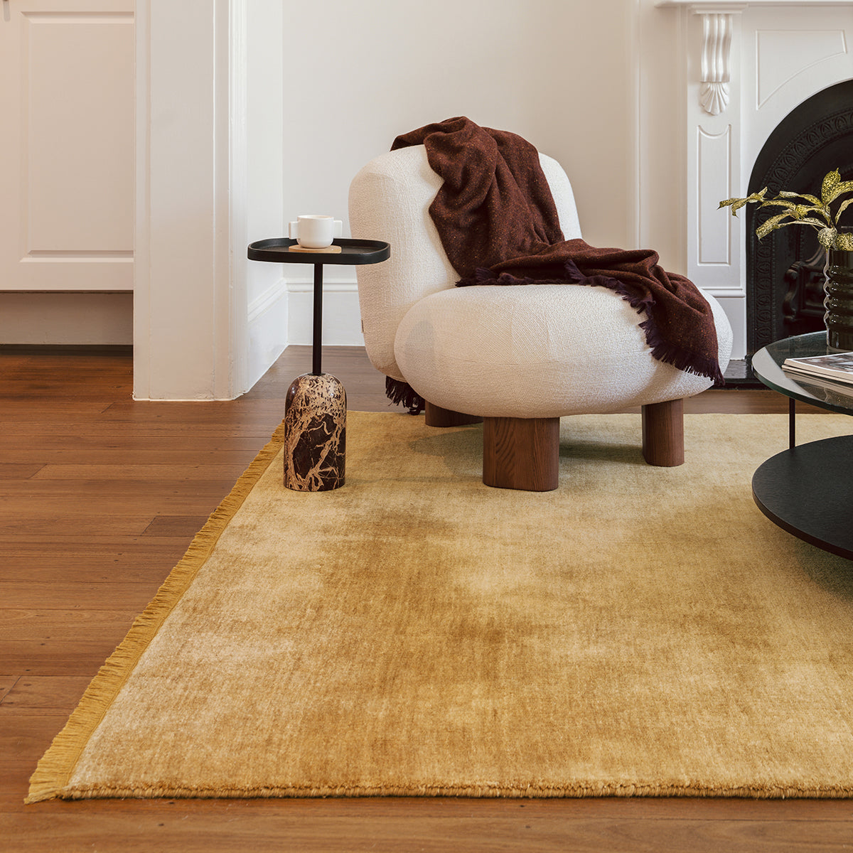 Conscious Loom Kinship Honey Rug