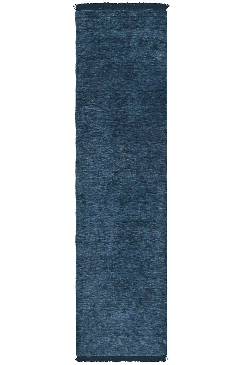 Conscious Loom Kinship Navy Runner Rug