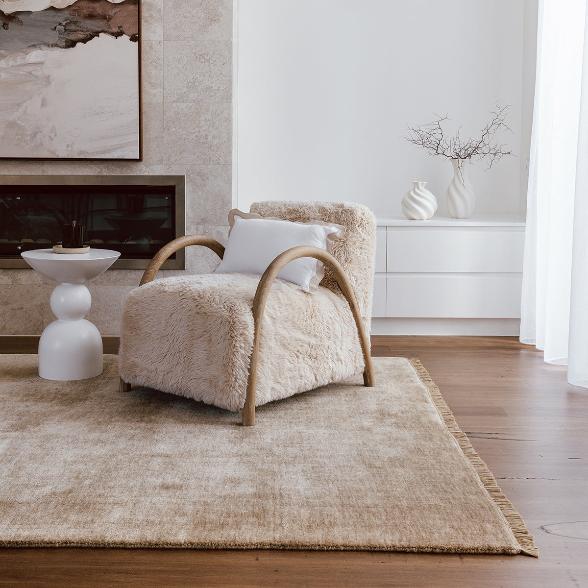 Conscious Loom Kinship Oyster Rug