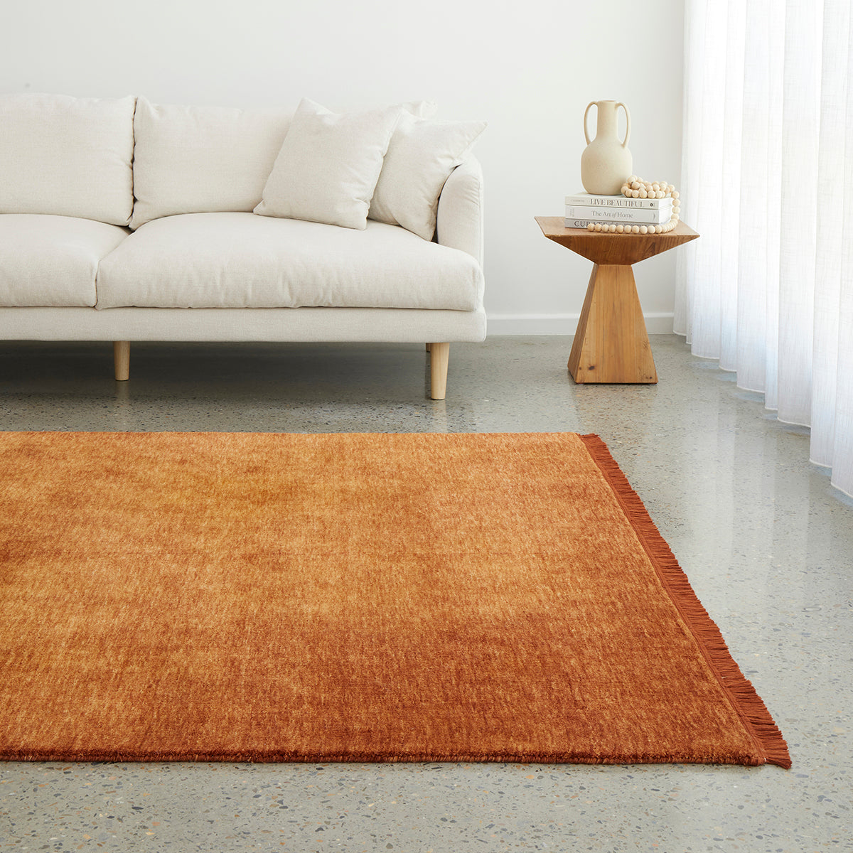 Conscious Loom Kinship Paprika Rug