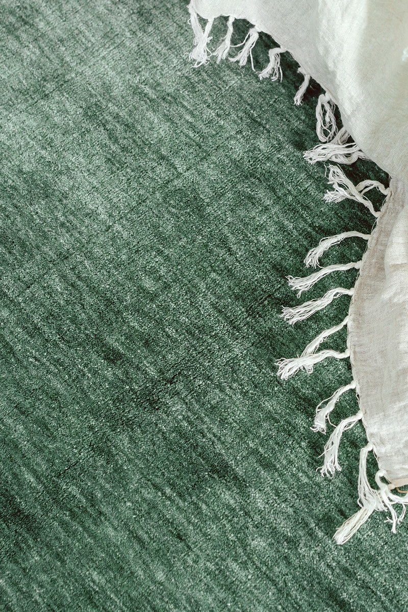 Conscious Loom Kinship Sage Green Rug