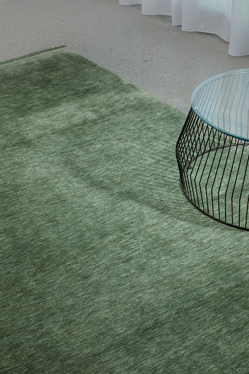 Conscious Loom Kinship Sage Green Rug