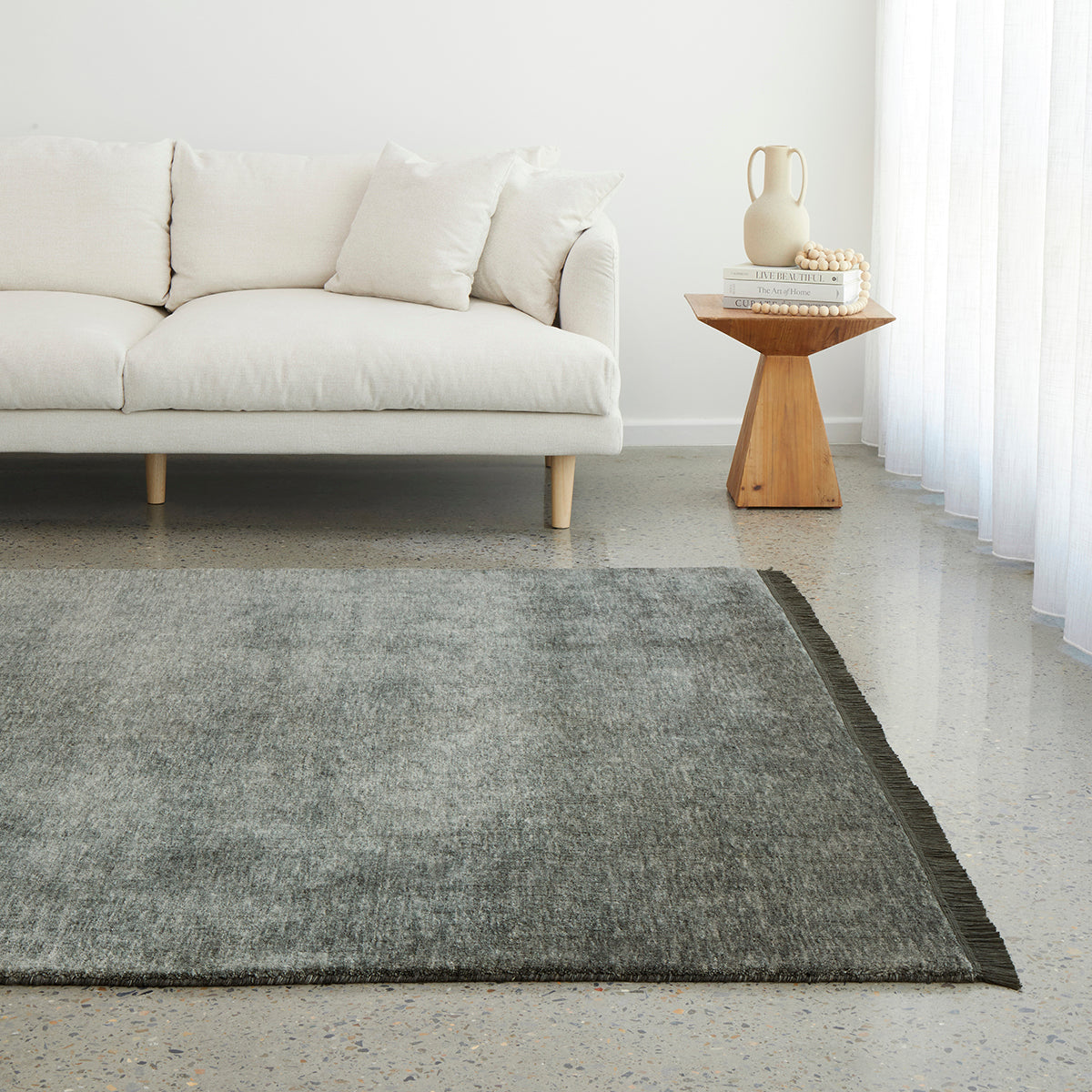 Conscious Loom Kinship Seal Grey Rug