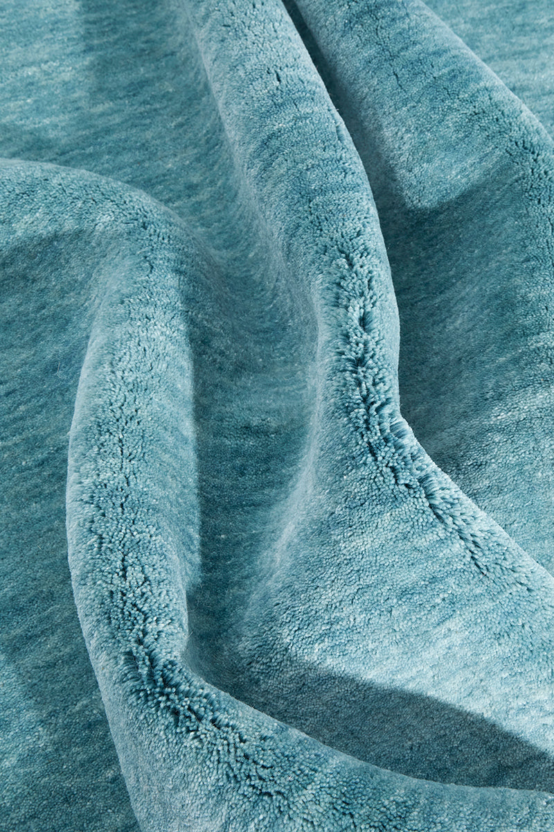 Conscious Loom Kinship Sky Blue Rug
